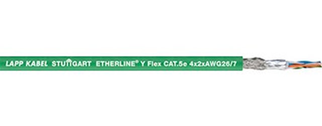 Industrielt Ethernet 2par Cat.5/5e PVC fleksibel