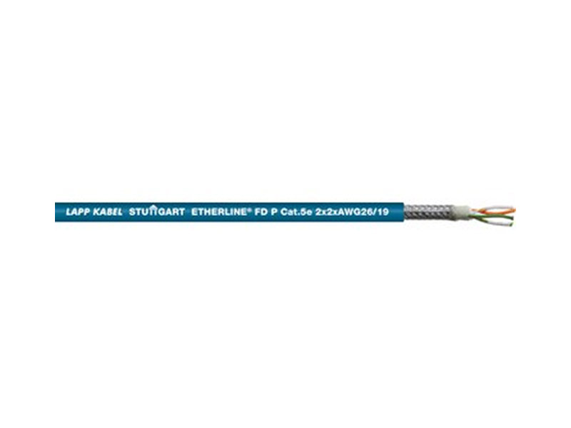 Industrielt Ethernet 4par Cat.5/5e PUR høyfleksibel